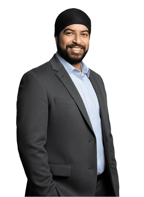 Modern professional man in business suit promoting property investments and real estate services in the UK.